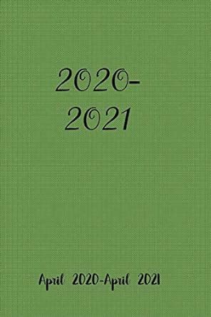 2020-2021 Financial Year Diary: Monthly Planner - Handy Size Week on ...