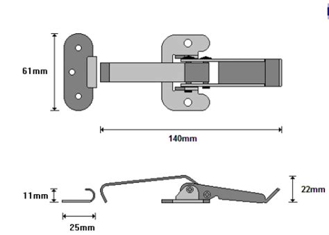 Image result for Sheet Metal Spring Lever Catch