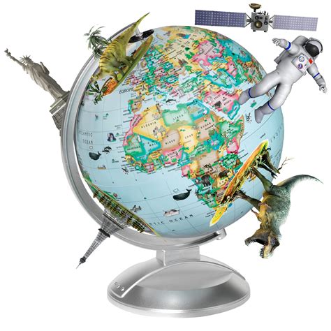 Buy ReplogleIlluminated Blue Ocean Globe 4 Kids, Kid Friendly Political ...