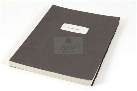 The Prop Gallery | Production used script