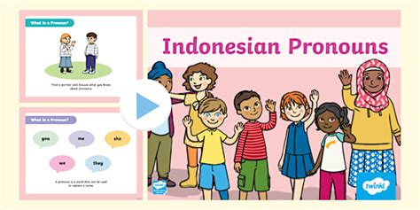 Indonesian Pronouns PowerPoint (teacher made) - Twinkl