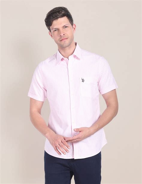 Vertical Stripe Short Sleeve Shirt – U.S. Polo Assn. India