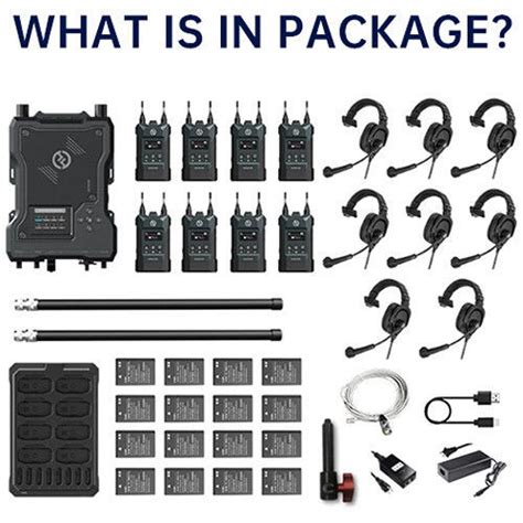 Buy Hollyland Solidcom M1 Full-Duplex Wireless Intercom Solution (8 ...