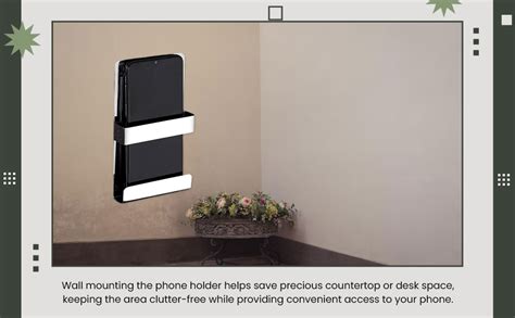iSTAR Stainless Steel Mobile Holder Wall Mount Phone Holder, Wall ...
