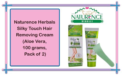 Buy Naturence Herbals Silky Touch Hair Removing Cream (Aloe Vera, 100 ...