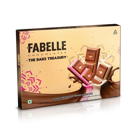 Fabelle The Bars Treasury, Diwali Chocolate Gift Pack, 24 Assorted ...