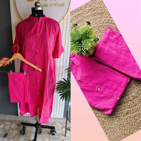 Co-ord Set in Soft Cotton – A-Line Top with Pockets – Sthri Cotton Boutique