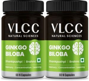 VLCC Sciences Ginkgo Biloba with Shankhpushpi & Brahmi for memory ...