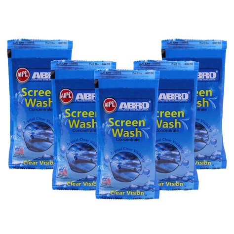 ABRO Windshield Car Wash Additive Fluid Concentrate Liquid Wipers ...