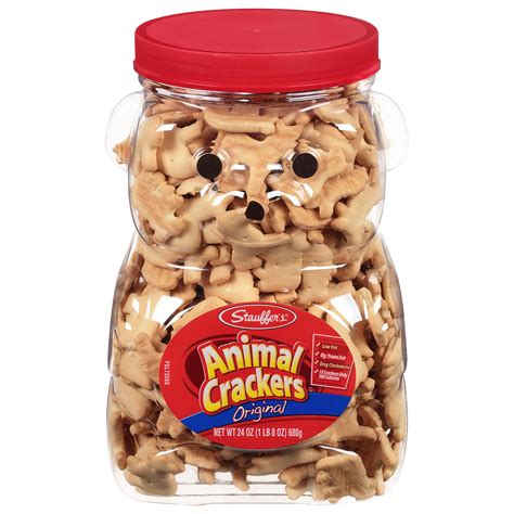 Stauffer's Animal Crackers Original, 24 oz Shelf-Stable Bear Jug ...