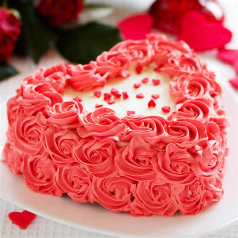 Send Swirly Heart Shape Red Velvet Cake Online - GAL22-109655 | Giftalove