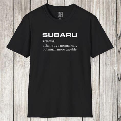 Subaru Definition T-shirt Funny Car Enthusiast Tee Off-road Adventure ...