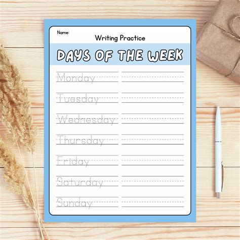 Image result for Template for Practice Writing