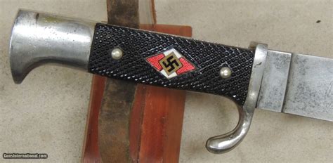 WWII Nazi Hitler Youth Knife *1937 RZM "Blood And Honor" Marked w ...