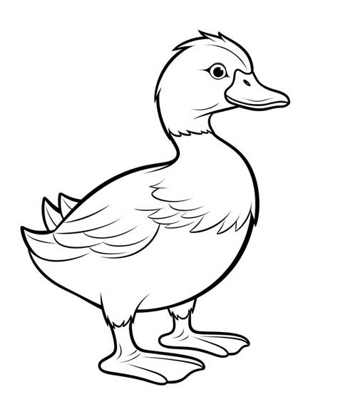 Free Duck Coloring Pages