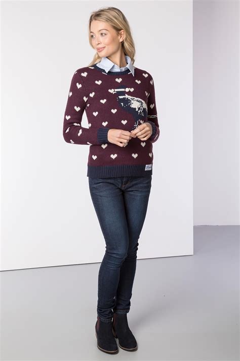 Ladies Christmas Jumper | Country Xmas Sweater | Rydale UK