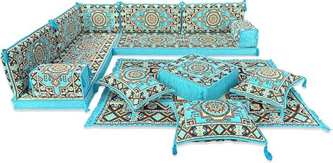 Mysticalanatolia Arabic Corner Majlis Seating Sofa For Living Room ...