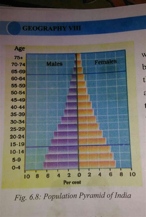 Age sex distribution diagram convey - Brainly.in