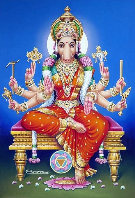 Buy Varahi amman poto frames | Dhandini Varahi | Varahi devi photo in ...