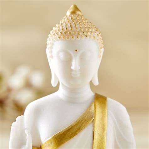 Buy Dhayana Noor Duri Polyresin Sitting Buddha Figurine from Home ...