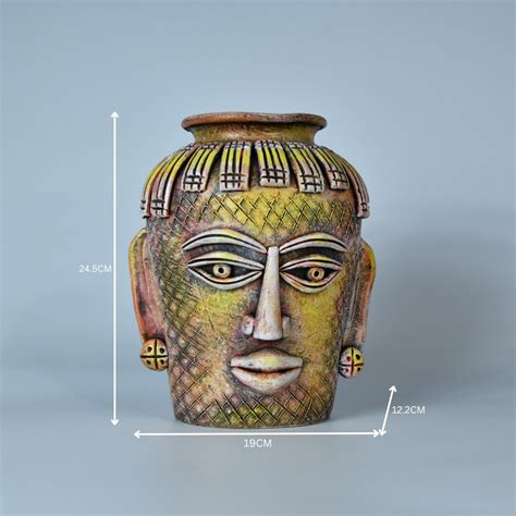 Buy Terracotta Large Flower Vase Table Decor Item Online – Sowpeace