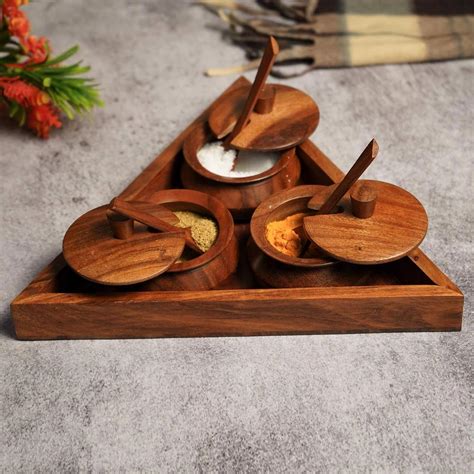 Serving Tray Sets: Buy Wooden Serving Tray Online in India at Best ...