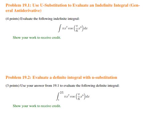 Image result for Definite Integral U-Substitution Practice Problems