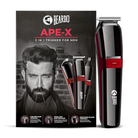 Beardo Ape-X 3-in-1 Multipurpose Trimmer for Men | Grooming Kit ...