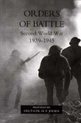 Buy Orders of Battle (Orders of Battle: Second World War 1939-45) Book ...