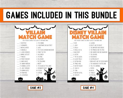 Adult Halloween Game Bundle, Halloween Games Printable, Halloween ...