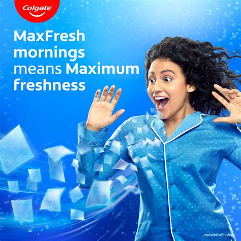 Colgate MaxFresh Toothpaste, Red Gel Paste with Menthol - Spicy Fresh ...