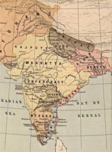 On a physical map of India, mark the following Major Regional Powers in ...