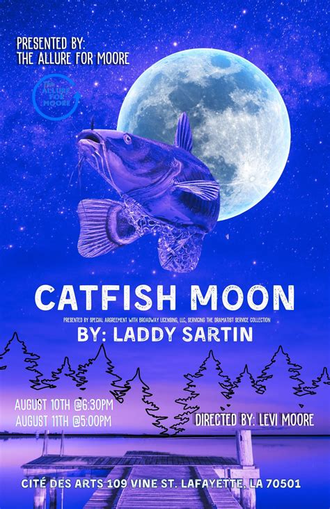 Catfish Moon Stage Play, Cité des Arts, Lafayette, 10 August to 11 ...