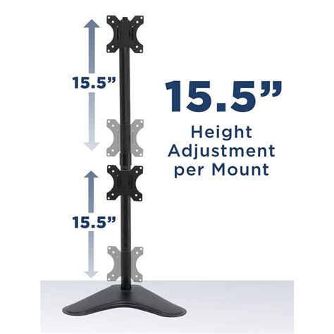 Vertical Dual Monitor Stand Adapter for Screens up | Ubuy India