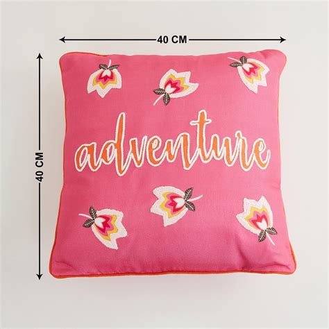 Buy Glance Filled Cushion - 40x40cm from Home Centre at just INR 899.0