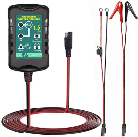 Amazon.com: 6V / 12V Battery Charger Maintainer Trickle for Harley Davidson Motorcycle Car ...