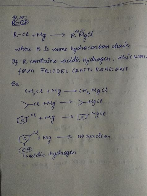 alkyl halide react with MG in dry ether to form - Brainly.in