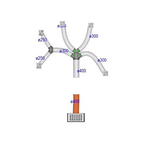 5 Outlet 5 Zone Air Handling Kits To Suit 5-7.1 Kw Units | The Air Store