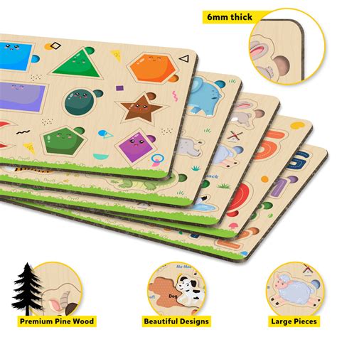 JoGenii|Little-Berry-My-First-Wooden-Puzzle-Tray-(Set-of-5):-ABC ...