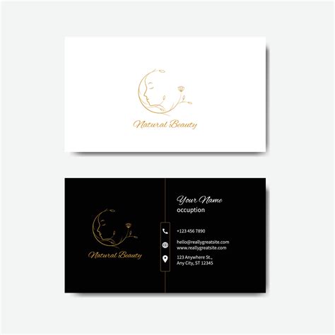 Hair Salon Business Card Design 的图像结果