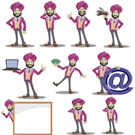 Business character collection | Premium Vector