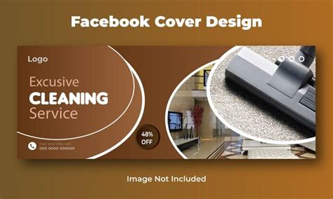 Cleaning service facebook cover and banner design | Premium Vector