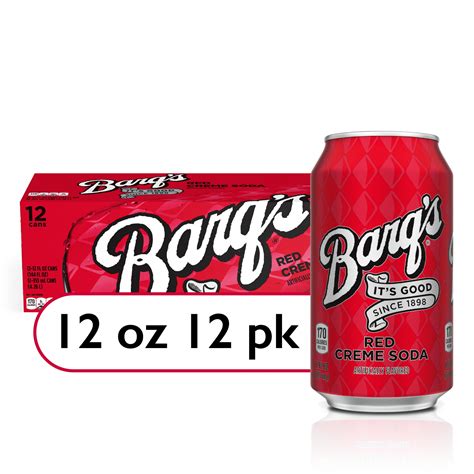 Barqs Red Creme Soda Pop, 12 fl oz, 12 Pack Cans India | Ubuy