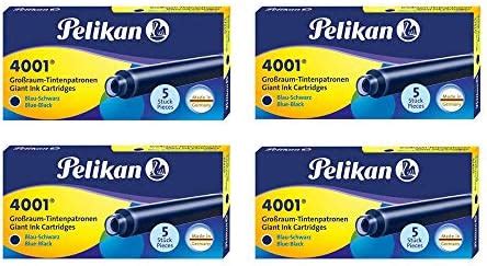 Pelikan GTP/5 Giant Ink Cartridge Blue Black (Pack of 6) : Amazon.in ...