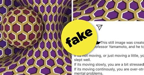 All Facebookers Are Cheated When Believing The Optical Illusion Test ...