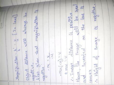 What does the negative sign in the value ofmagnification produced by a ...