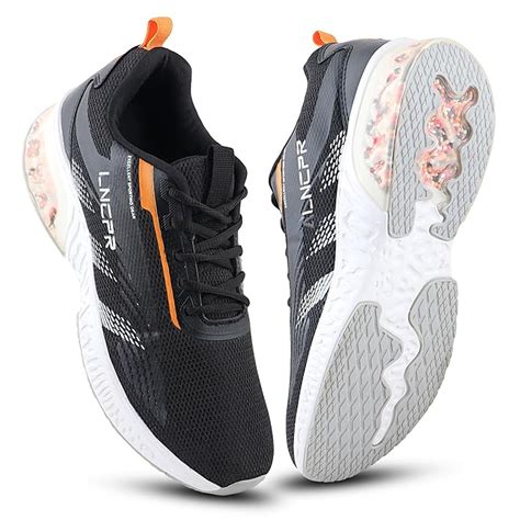 FUEL UNIQSTEP Sport Shoes For Man (BLACK/ORANGE) – Fuel Shoes