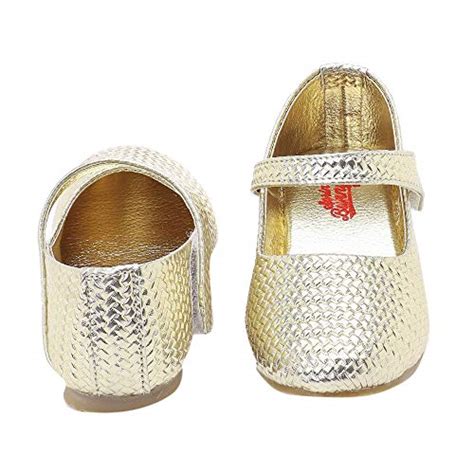 Hopscotch Spring Bunny Girls PU Mary Jane in Gold Color, UK:8.5 (GNX ...