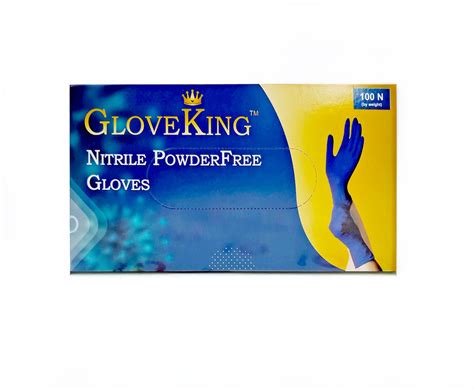 Buy GloveKing Examination Blue Nitrile Gloves – Oralkart