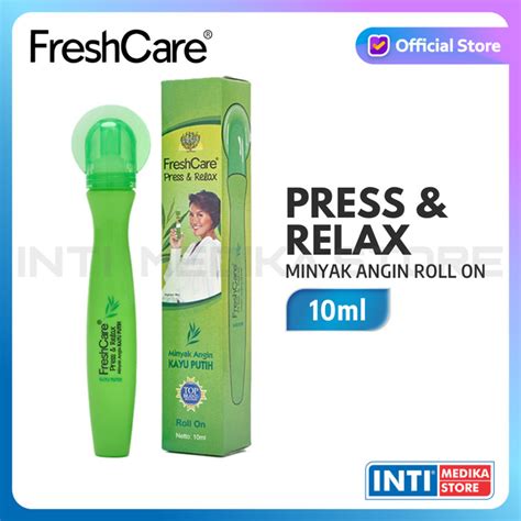 Promo FRESHCARE - Minyak Angin PRESS & RELAX Kayu Putih Aromatherapy ...